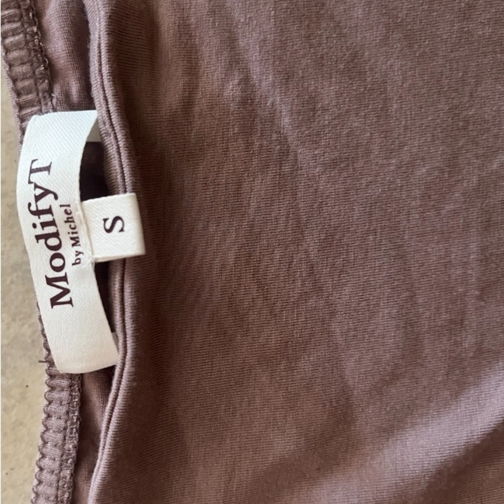 Brown Ruched Blouse - Picture 2 of 2